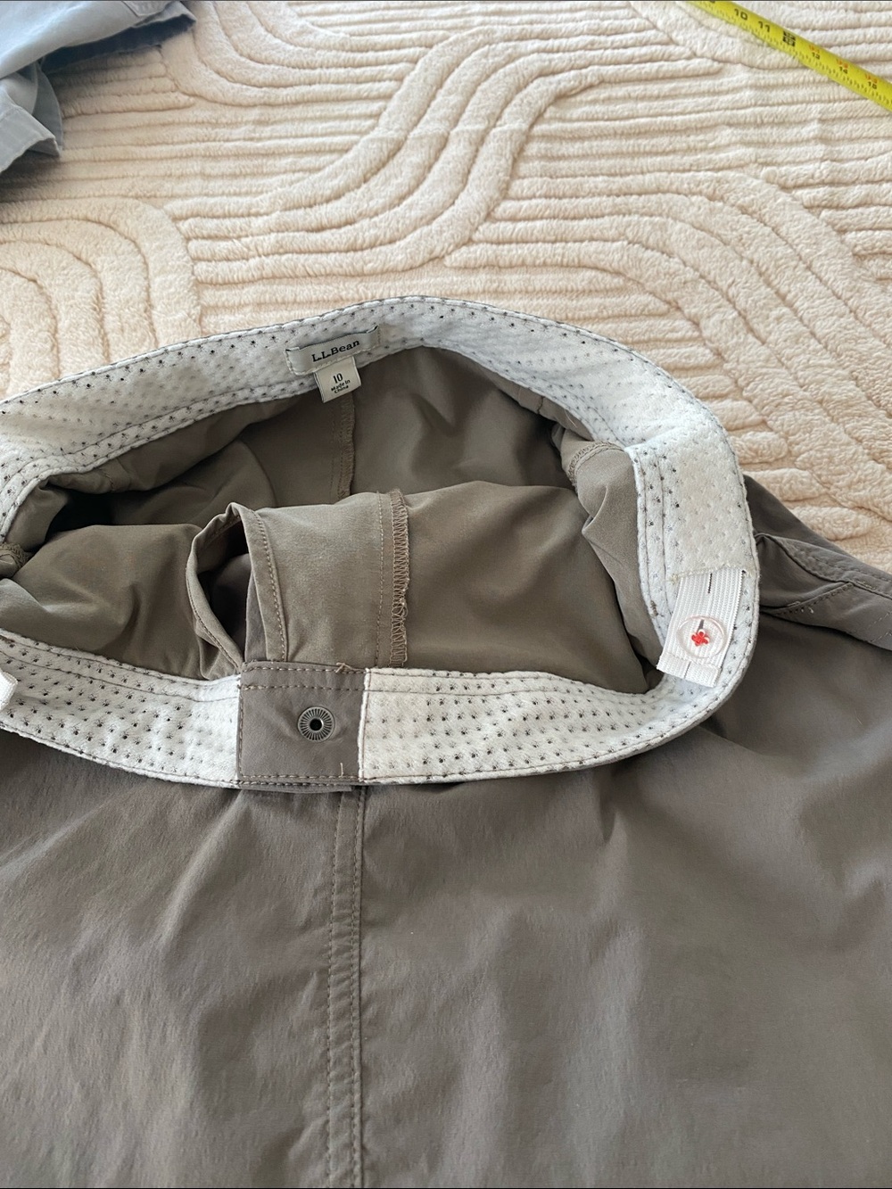 L.L. Bean bundle Olive Green Women's Skort with Zip Pocket and shorts size 10 - Picture 7 of 16